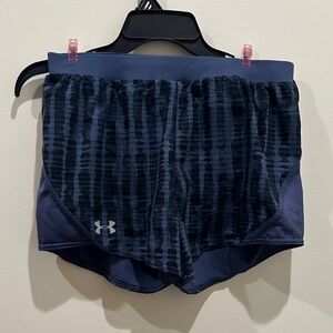 Under Armour Women's Tie Dye Navy Athletic Shorts
